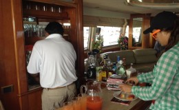 Bar in Yacht