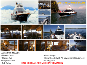 Yacht Rental Pacific Northwest