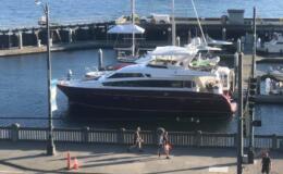 Yacht in Bell Harbor Marina