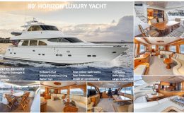 80′ Horizon Luxury Yacht