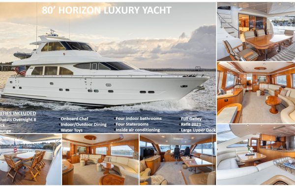 80’ Horizon Luxury Yacht